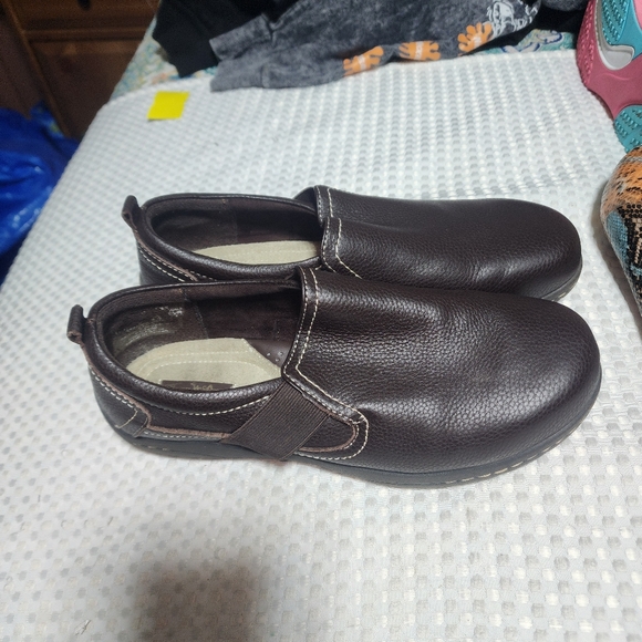 THOM MCAN EUC MENS SZ 10 DALTON DALTON BROWN LEATHER SLIPON SHOES - Picture 1 of 9